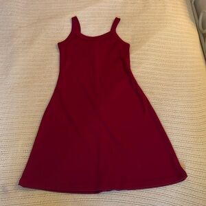 High Maintenance/Maroon Tank Sundress